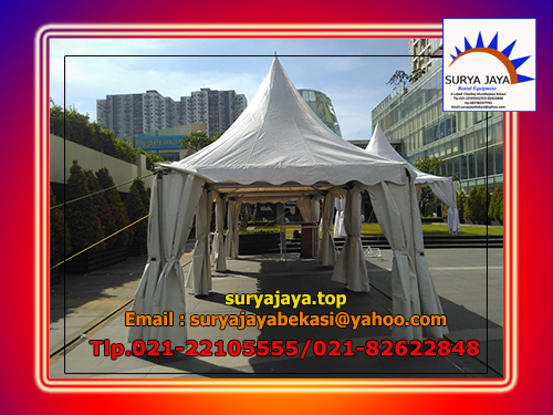 sewa tenda kerucut