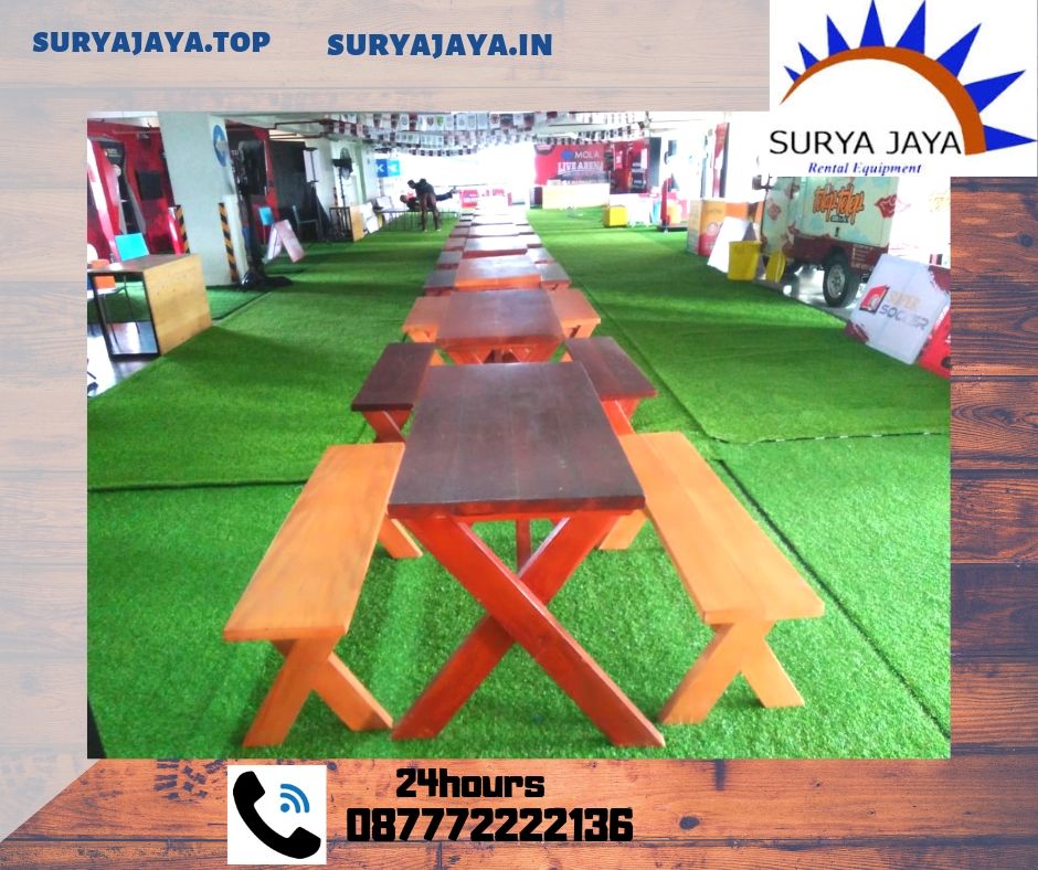 menyewakan kursi meja taman
