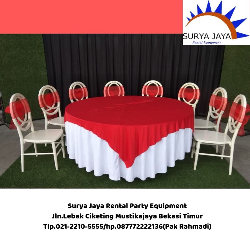 menyewakan meja bulat