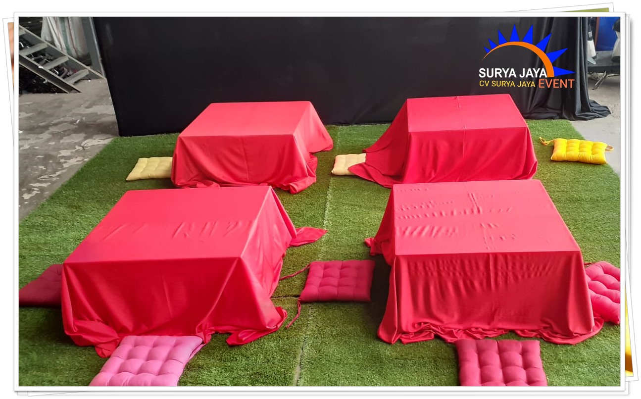 Sewa Meja Lesehan Murah Kualitas Terbaik Siap Antar