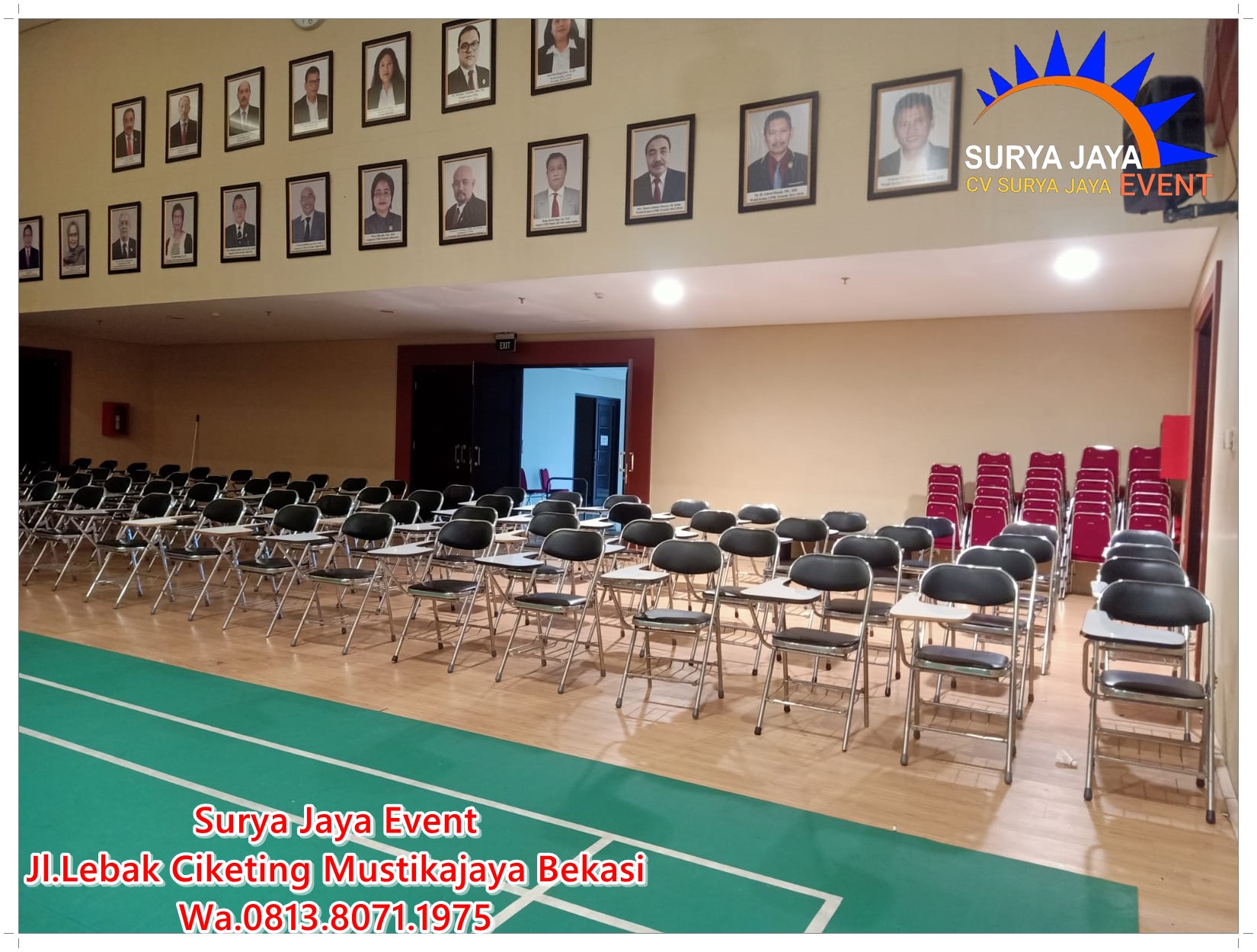 Rental Kursi Kuliah Bersih Terawat Siap Pakai