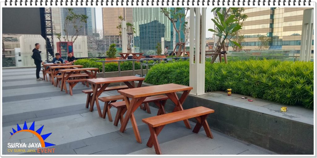Sewa Meja Taman Jakarta Kualitas Super