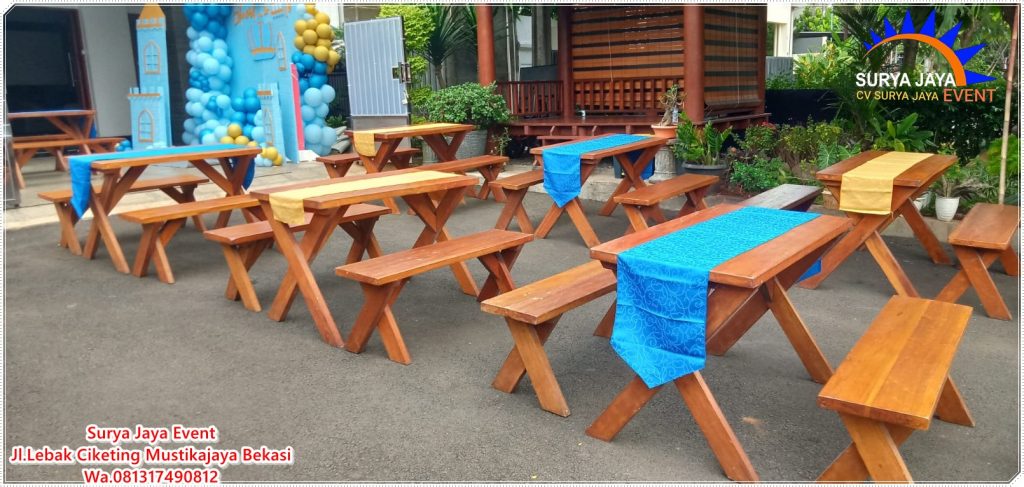 Sewa Meja Taman Terdekat Di Bekasi