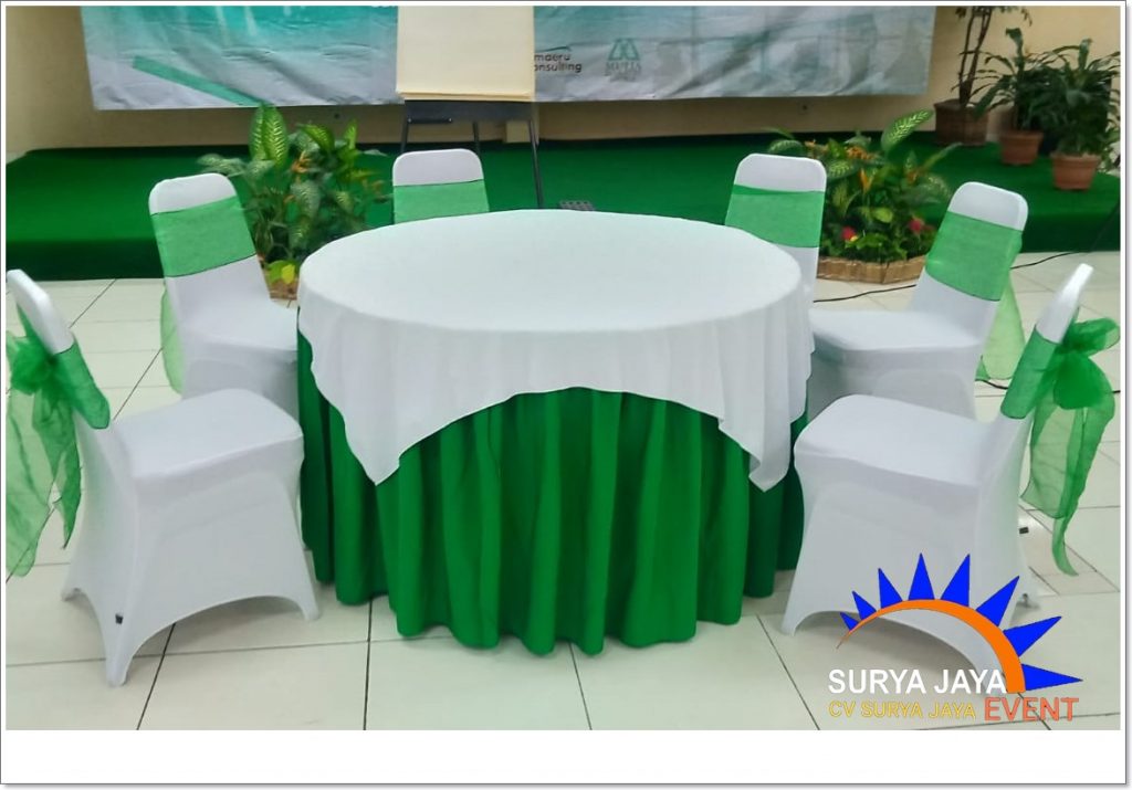 Sewa Round Table Cikarang Lengkap Dengan Cover