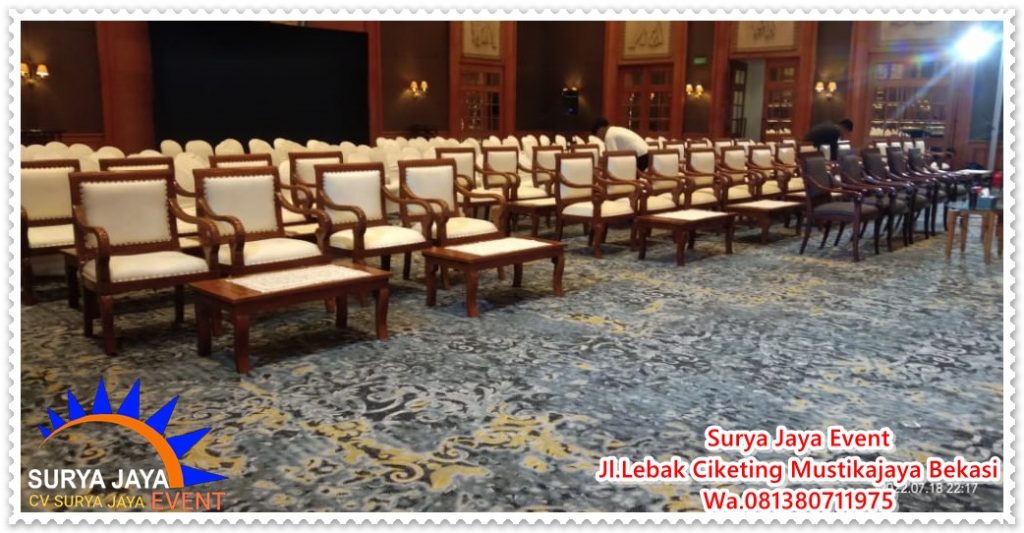 Penyewaan Kursi Vip Jokowi Kualitas Terbaik Di Bekasi