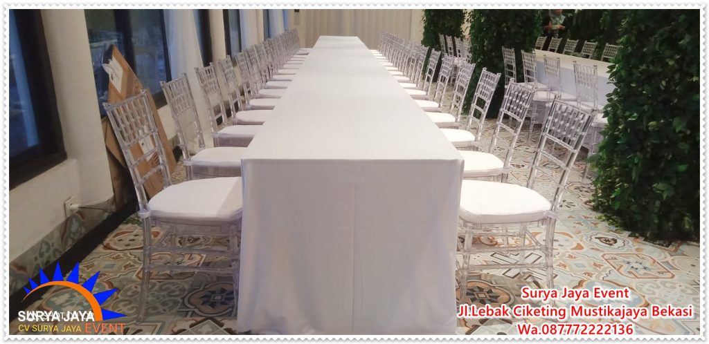 Rental Kursi Tiffany Model Teranyar Acrylic Bekasi 