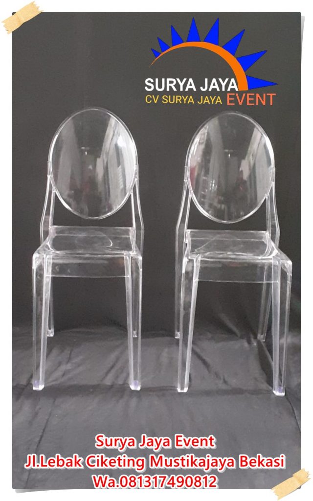 Sewa Ghost Chair Acrylic Daerah Bekasi Jawa Barat