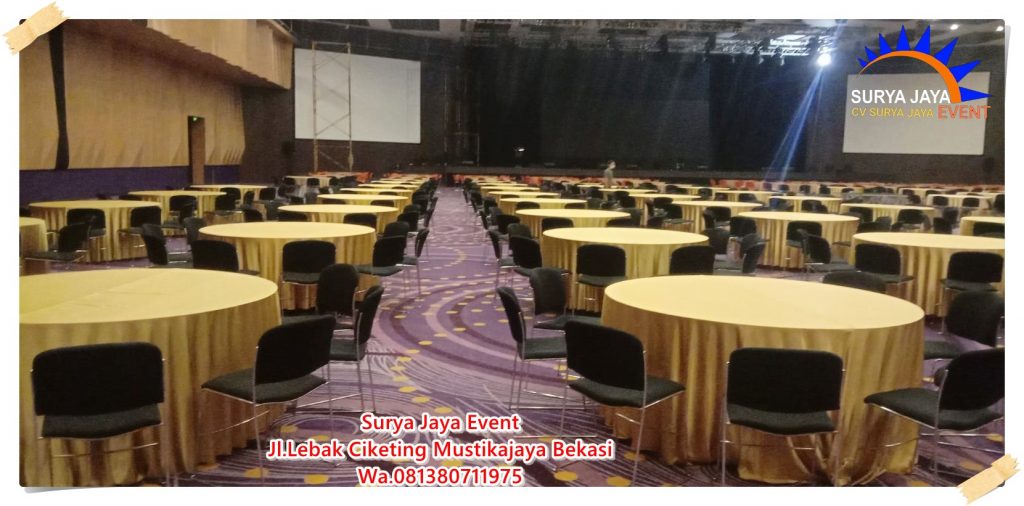 Rental Meja Bulat Jakarta Pelayanan 24 Jam