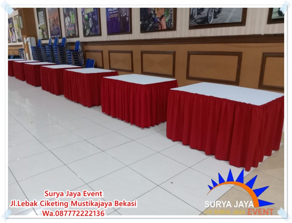 Jasa Penyewaan Meja Kotak Untuk Acara Apa Saja