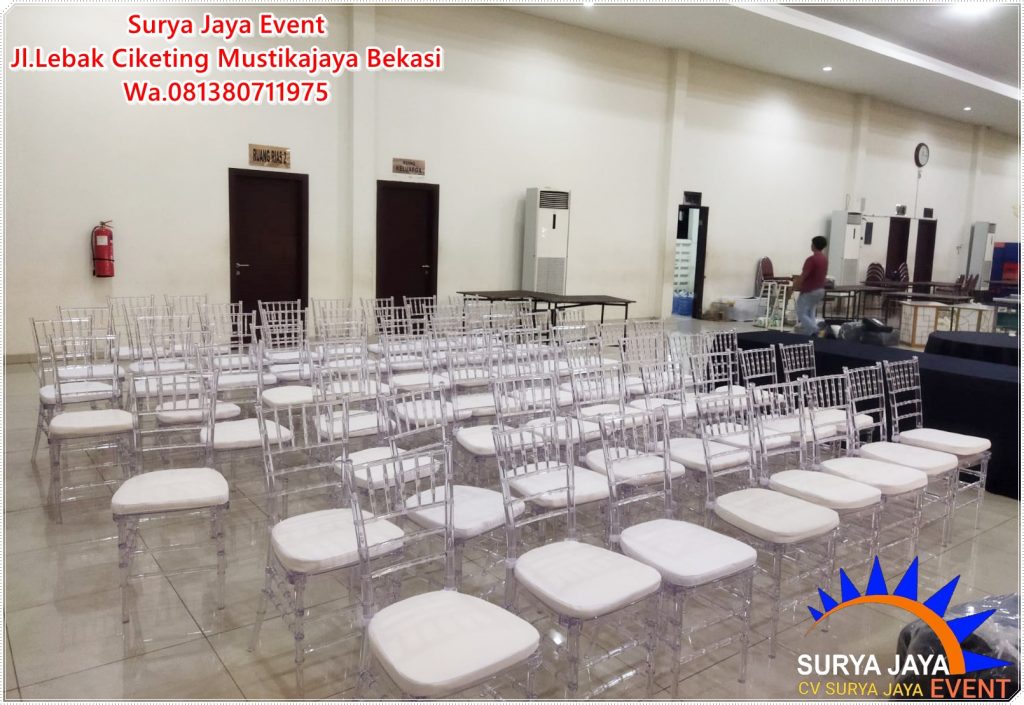 Sewa Kursi Untuk Acara Tiffany Acrylic Kualitas Bagus Murah