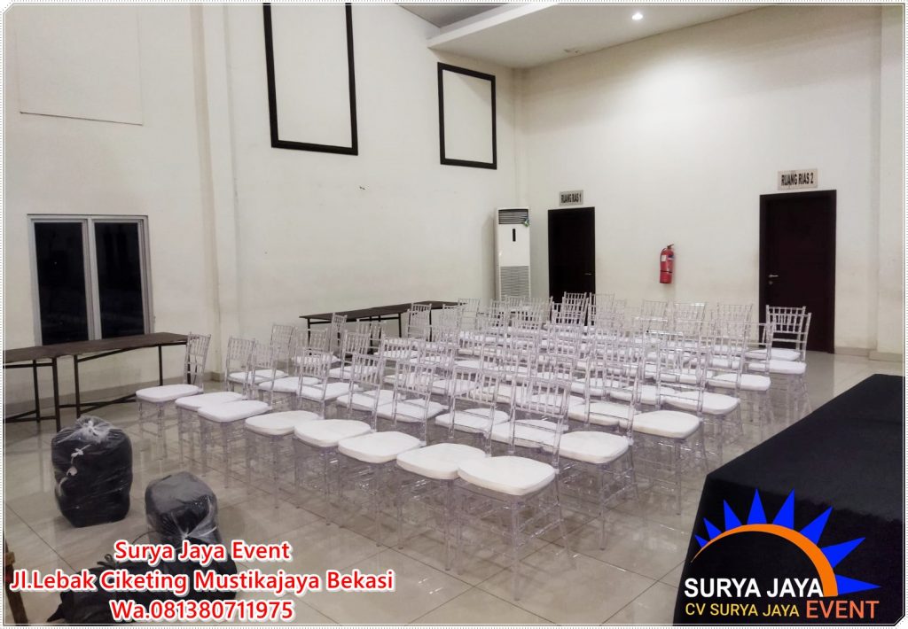 Sewa Kursi Untuk Acara Tiffany Acrylic Kualitas Bagus Murah