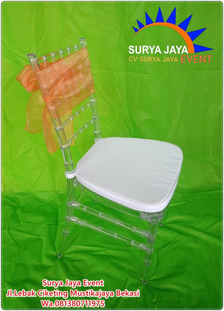 Rental Kursi Tiffany Acrylic Berkualitas Harga Murah