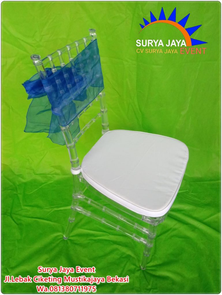 Rental Kursi Tiffany Acrylic Berkualitas Harga Murah