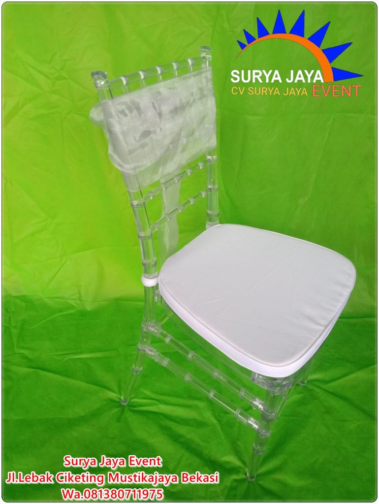 Rental Kursi Tiffany Acrylic Berkualitas Harga Murah