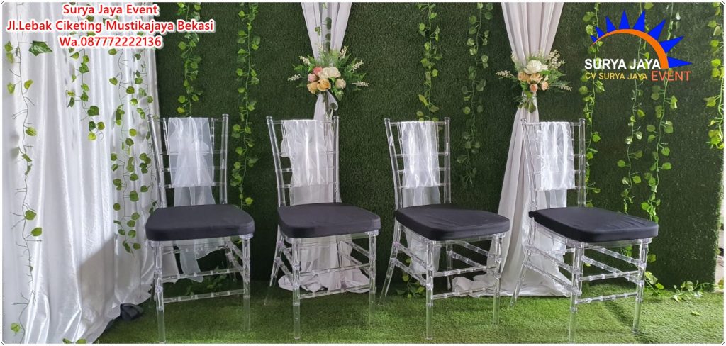 Rental Kursi Tiffany Acrylic Dan Pita