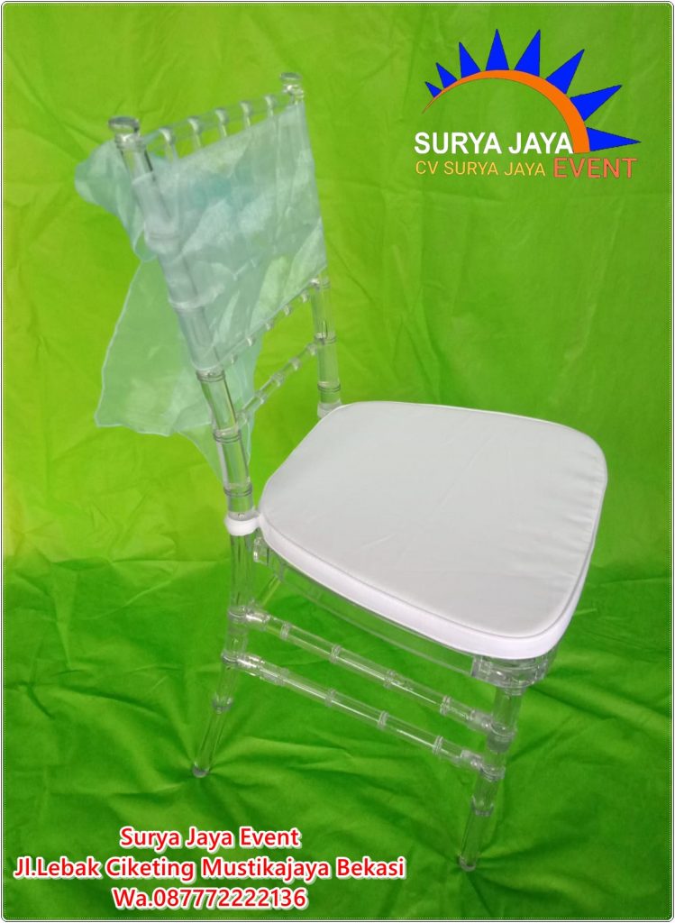 Rental Kursi Tiffany Acrylic Dan Pita