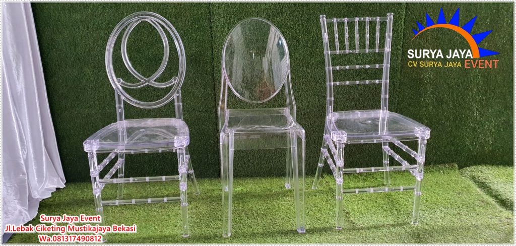 Sewa Kursi Acrylic Kualitas Terbaik Harga Murah