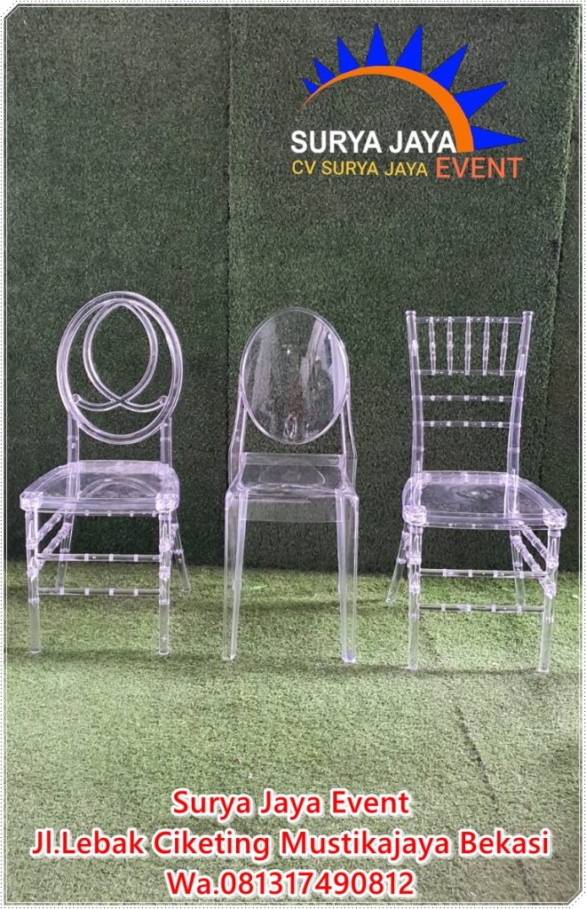 Sewa Kursi Acrylic Kualitas Terbaik Harga Murah
