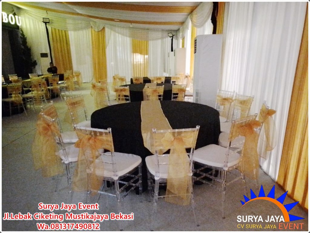 Sewa Kursi Tiffany Dan Meja Bulat Untuk Acara