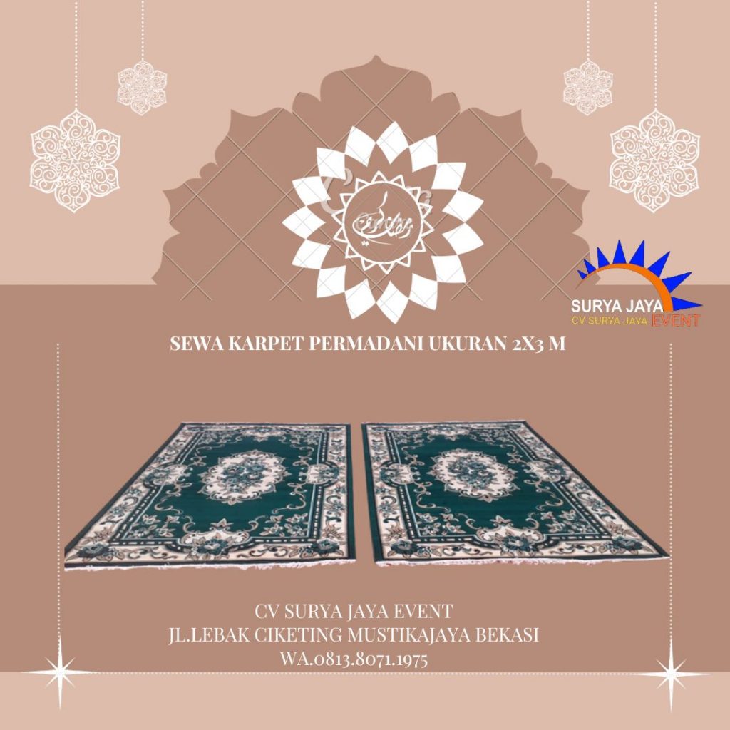 Rental Karpet Permadani Hijau Untuk Event Ramadhan