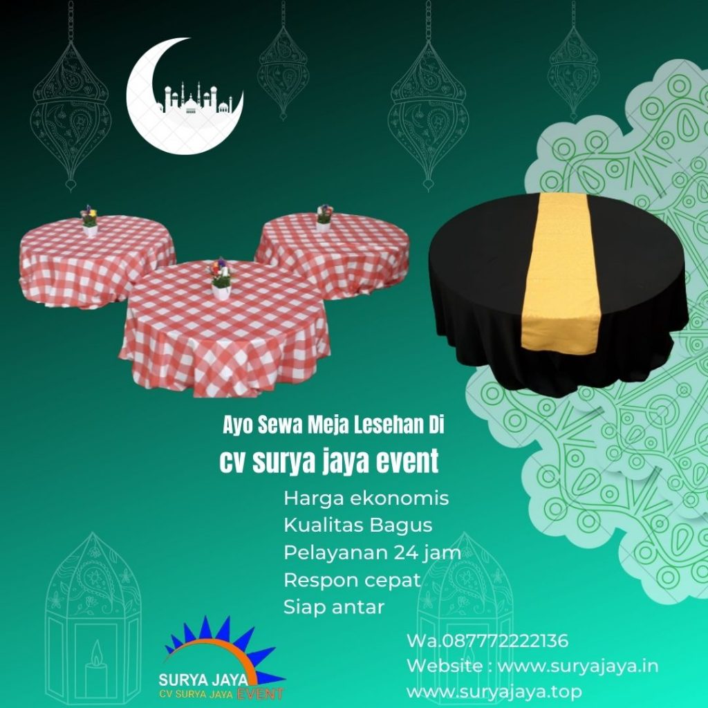 Rental Meja Lesehan Untuk Event Bulan Ramadhan