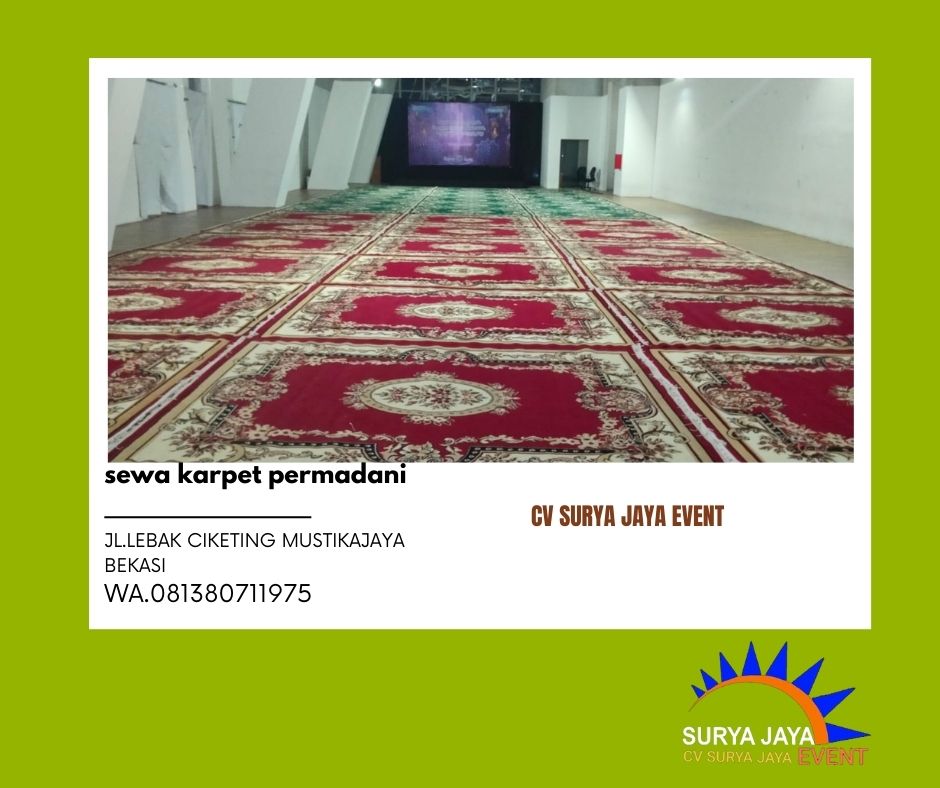 Sedia Sewa Karpet Permadani Untuk Event
