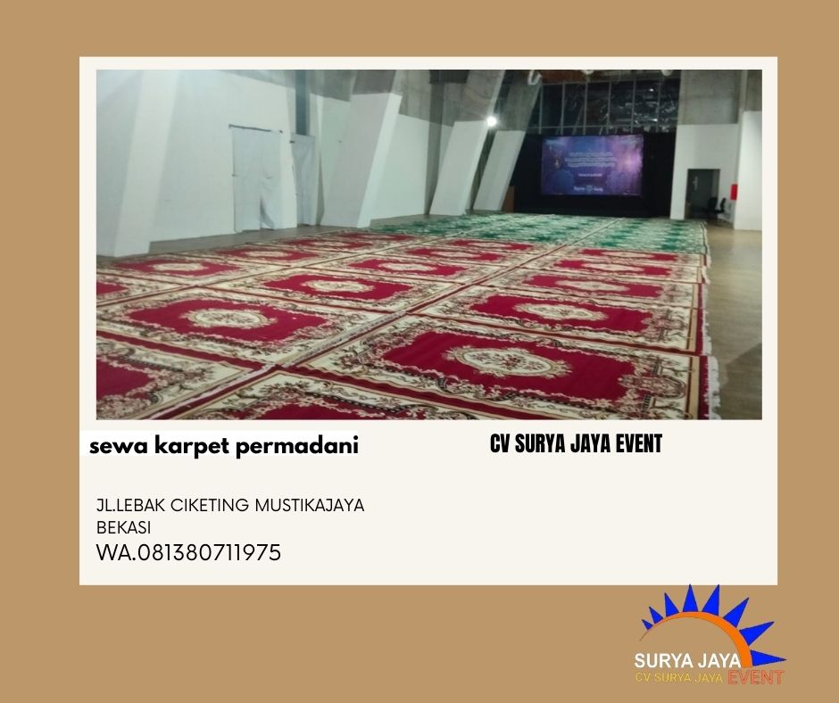 Sedia Sewa Karpet Permadani Untuk Event