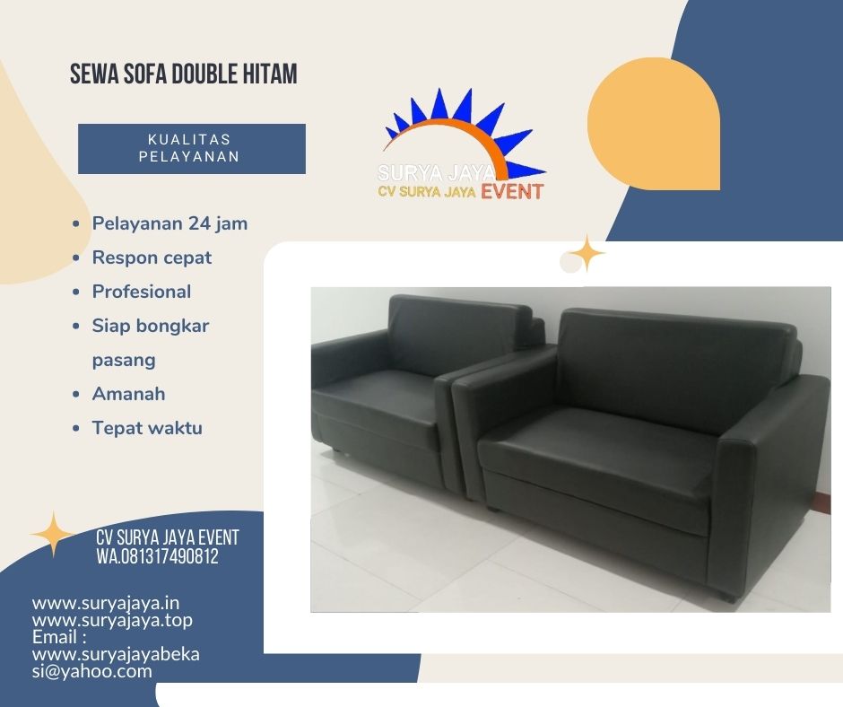 Rental Kursi Sofa Untuk Event Siap Kirim 24 Jam