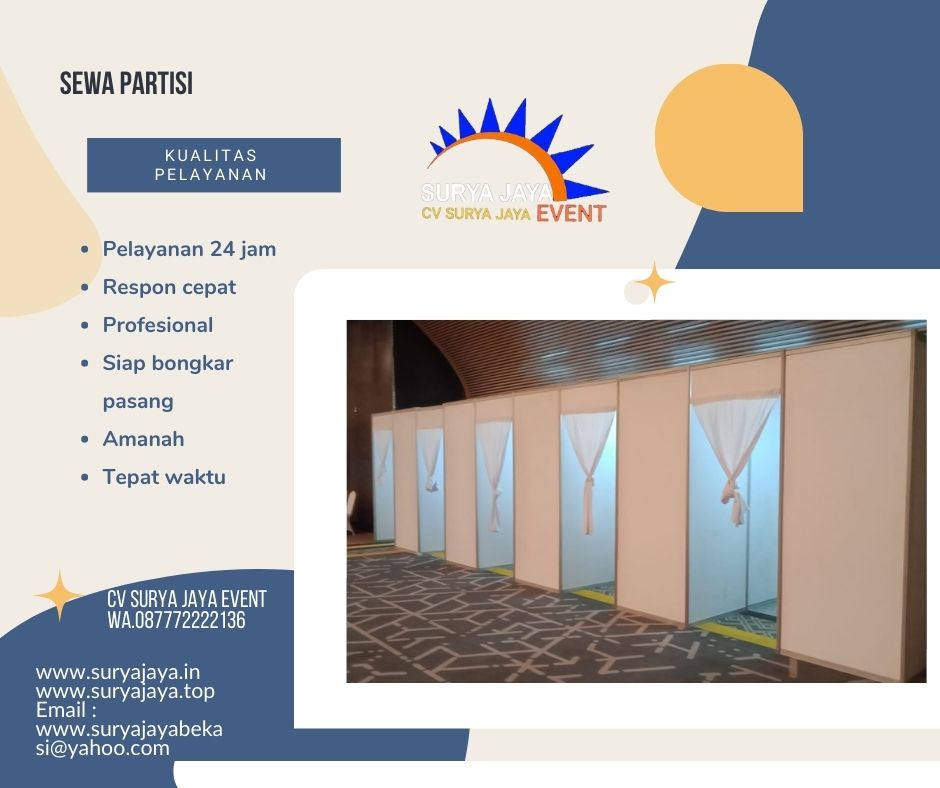 Rental Partisi Ruangan Siap Kirim 24 Jam Dan Pasang