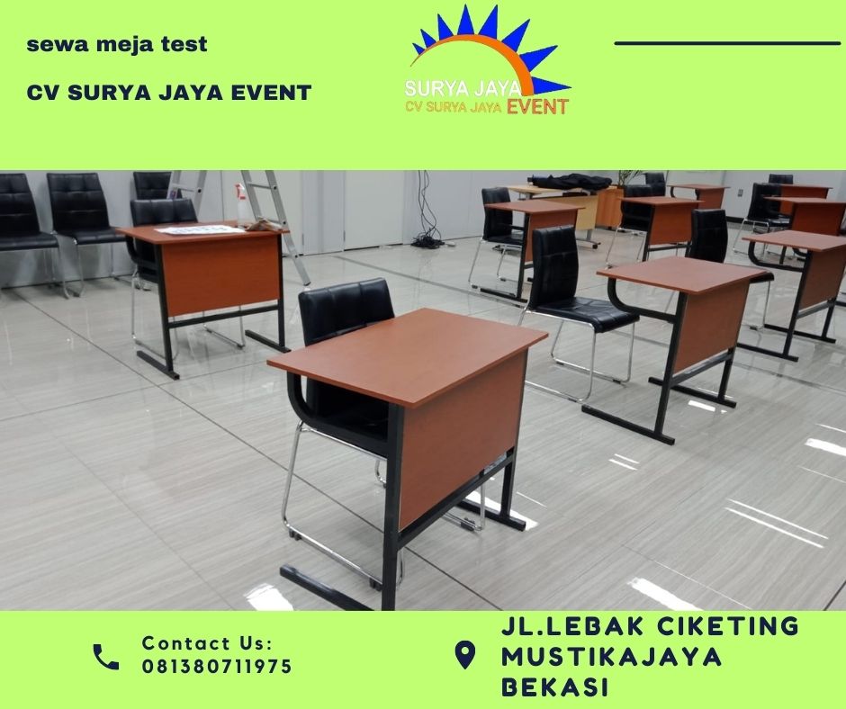 Sewa Meja Test Untuk Event Siap Antar 24 Jam