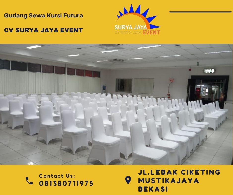 Sewa Kursi Futura Untuk Acara Lengkap Plus Sarung Kursi
