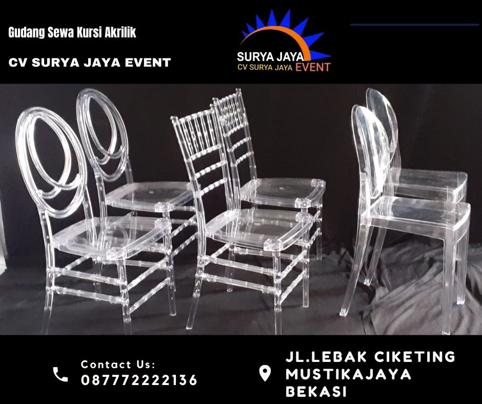 Sewa Kursi Akrilik Kayu Manis Matraman Jakarta Timur