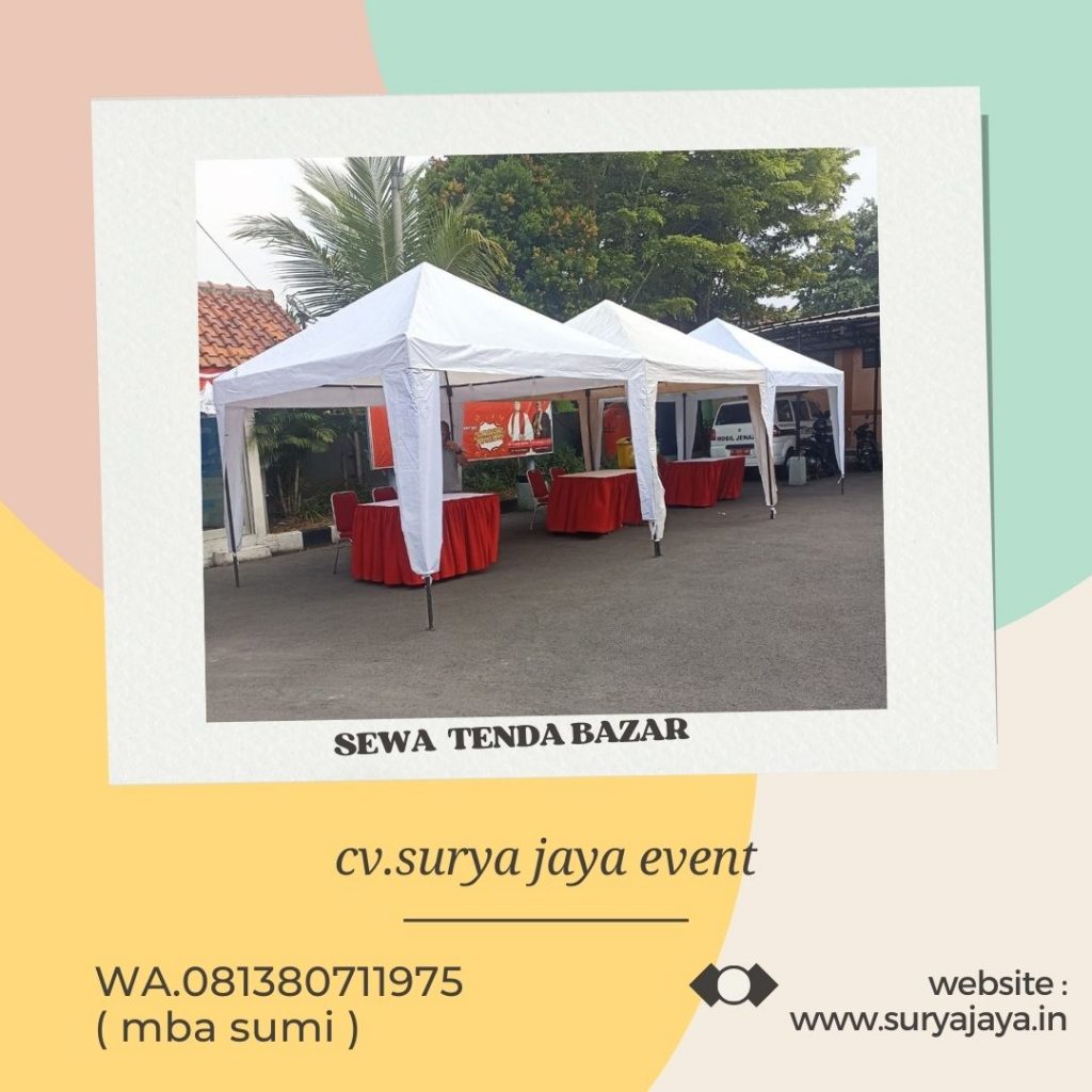 Sewa Tenda Bazar Tebet Barat Tebet Jakarta Selatan