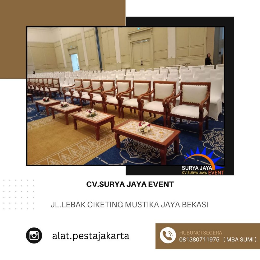 Rental Kursi Vip Semper Timur Cilincing Jakarta Utara