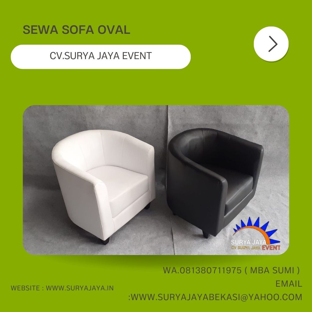 Rental Sofa Oval International Industrial Estate Bekasi