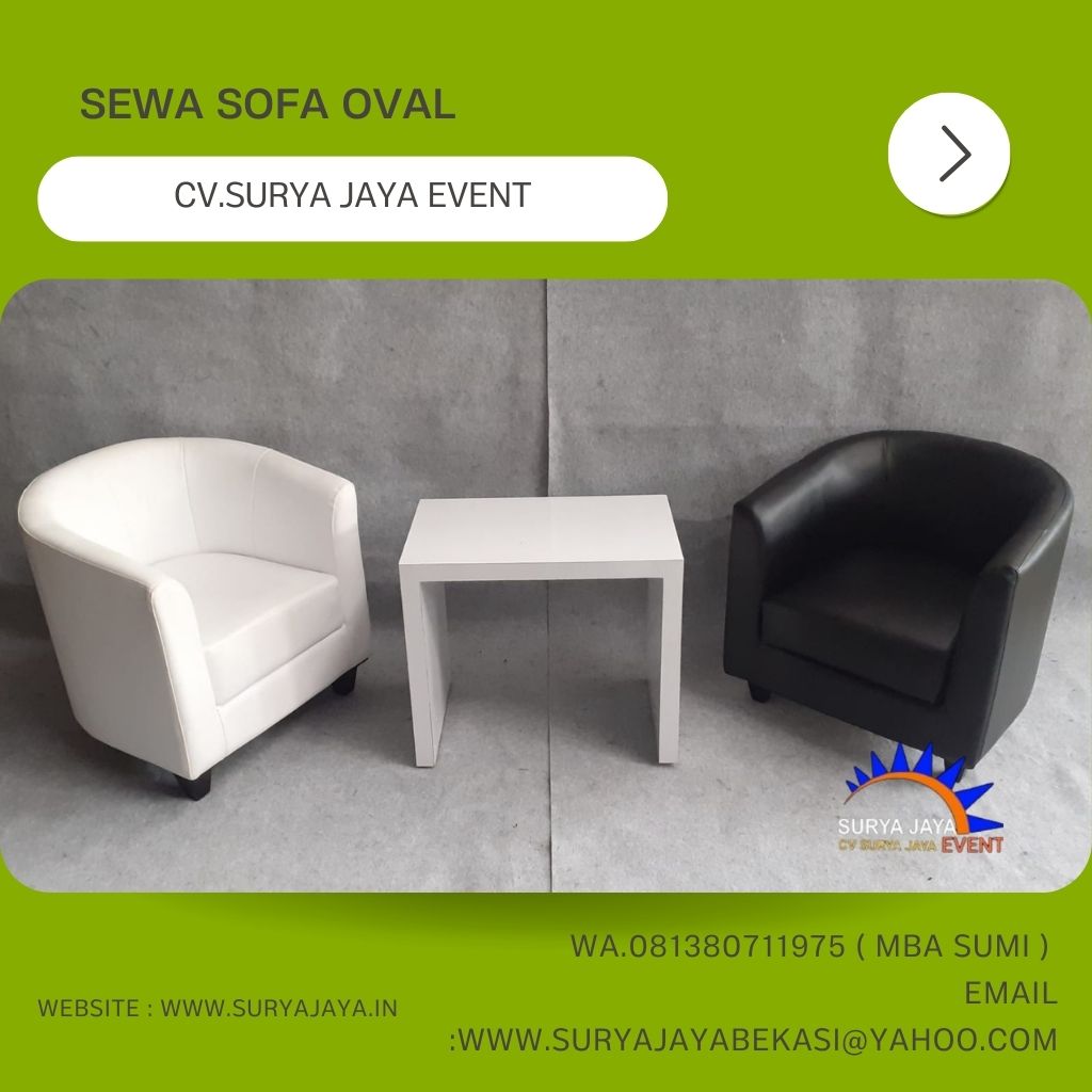 Rental Sofa Oval International Industrial Estate Bekasi