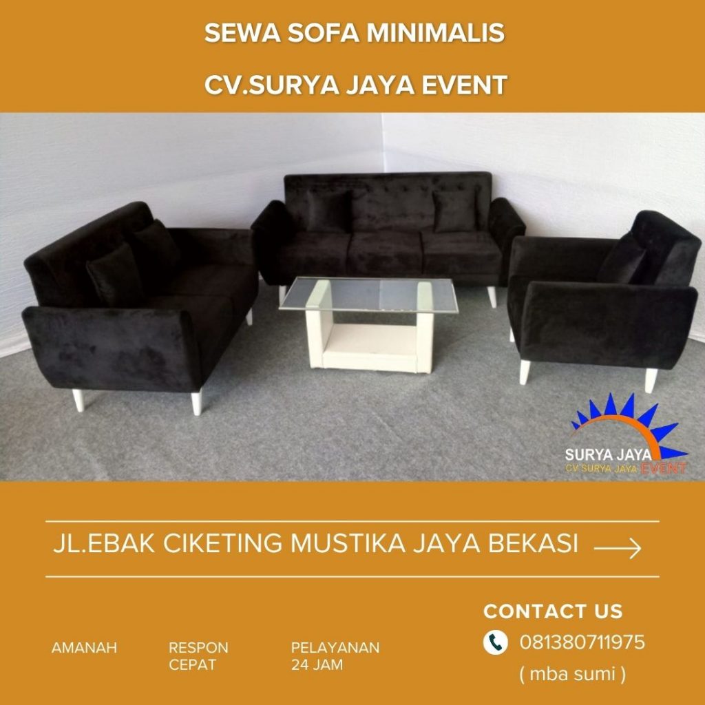 Rental Kursi Sofa Minimalis Terbaru Di Bogor Respon Cepat