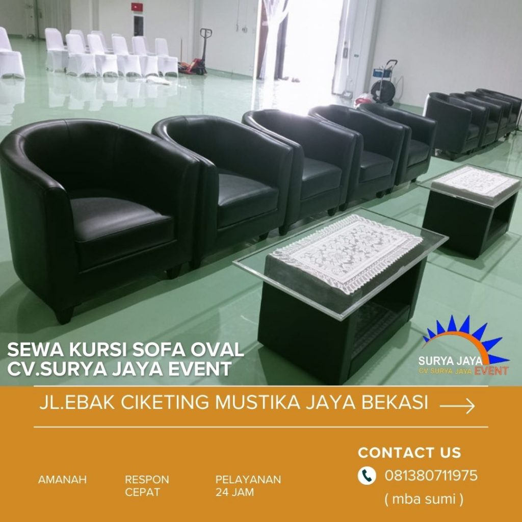 Sewa Kursi Sofa Oval Jakarta