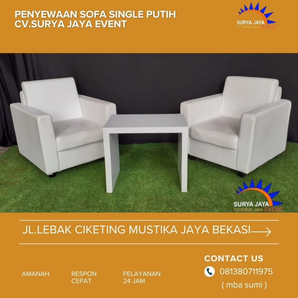 Rental Sofa Single Aman Dan Kokoh Di Periuk Tangerang