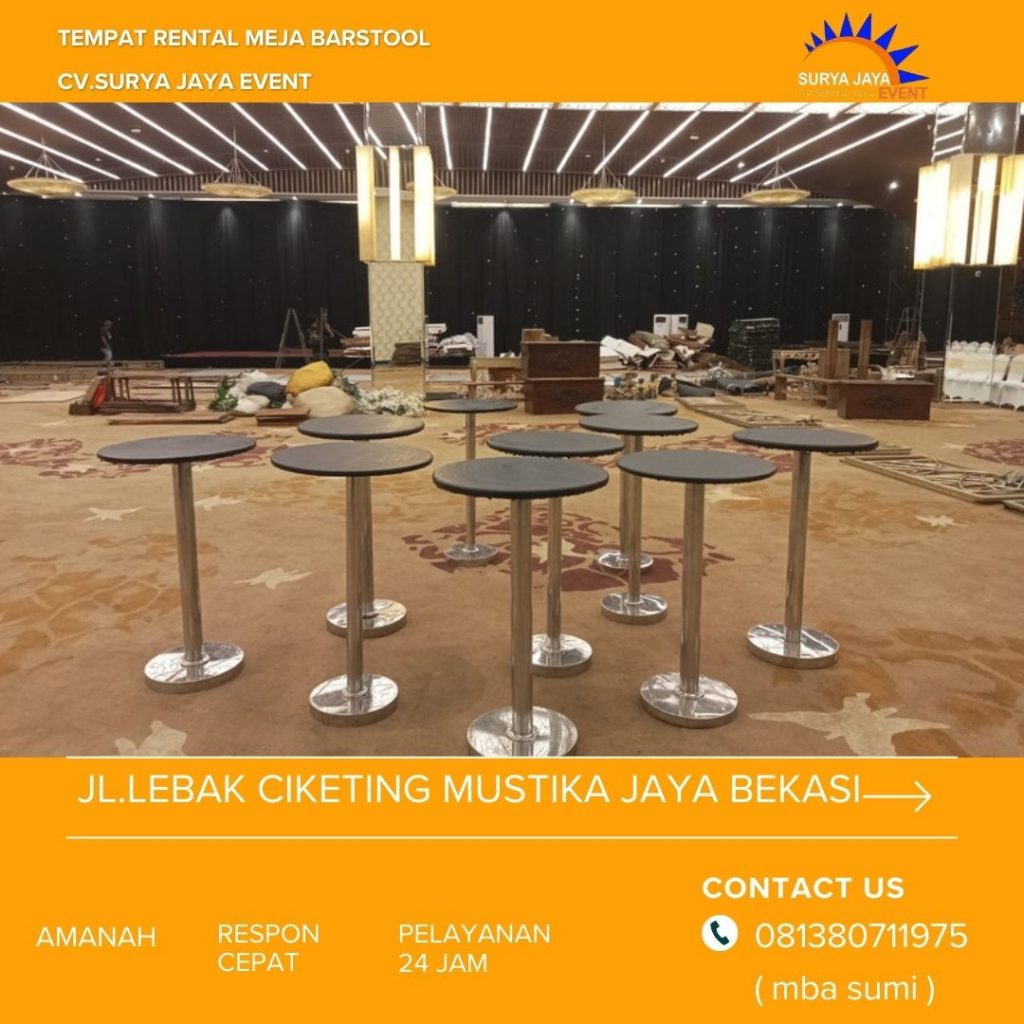 Sewa Bar Table Harga Terbaru 2024 Jakarta
