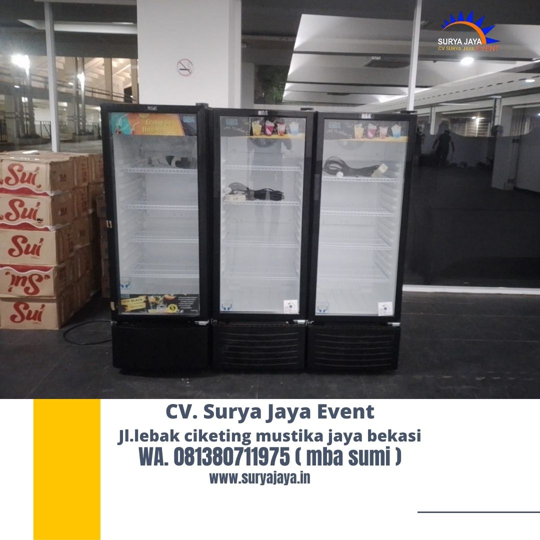 Jasa Sewa Show Case Hemat Daya Jakarta
