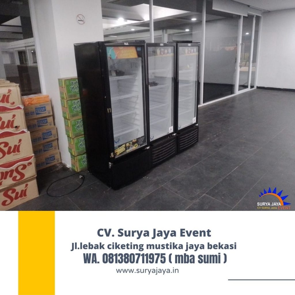 Jasa Sewa Show Case Hemat Daya Jakarta