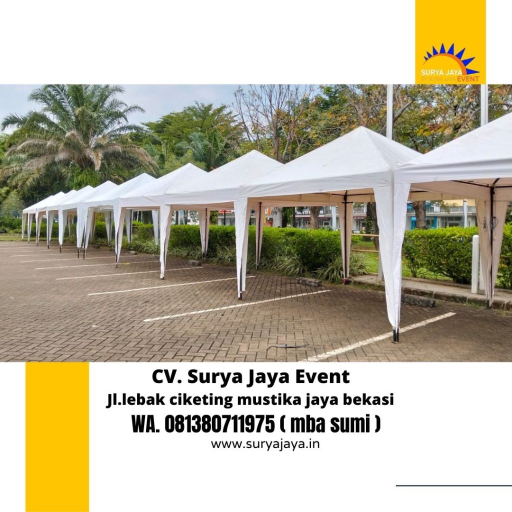Jasa Sewa Tenda Sarnafil Atau Kerucut, Tenda Bazar, Roder jakarta