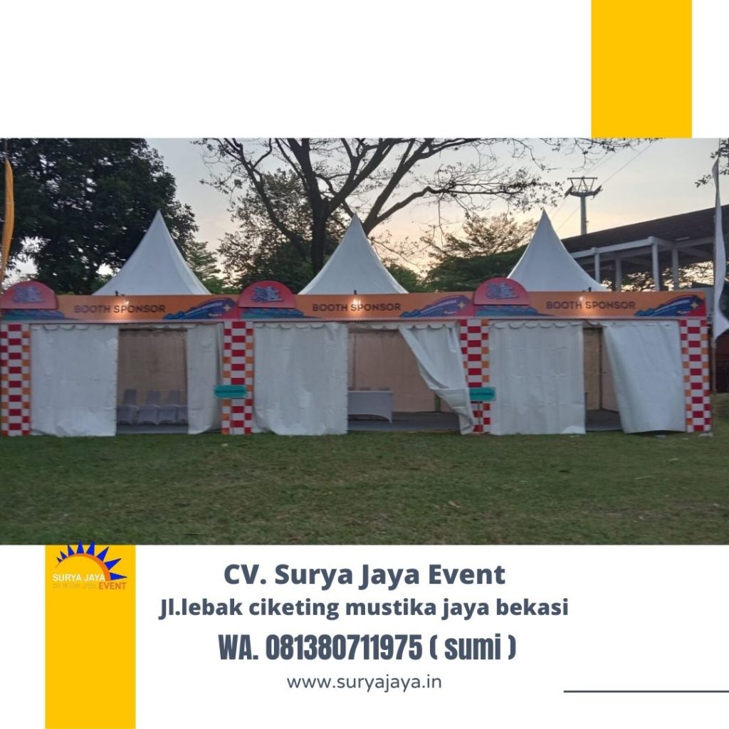 Jasa Sewa Tenda Sarnafil Atau Kerucut, Tenda Bazar, Roder jakarta
