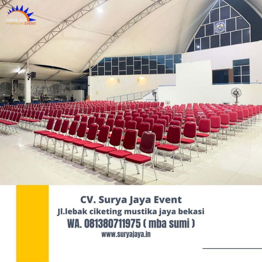 Sewa Kursi Stainless Futura Polos Merah Di Jakarta