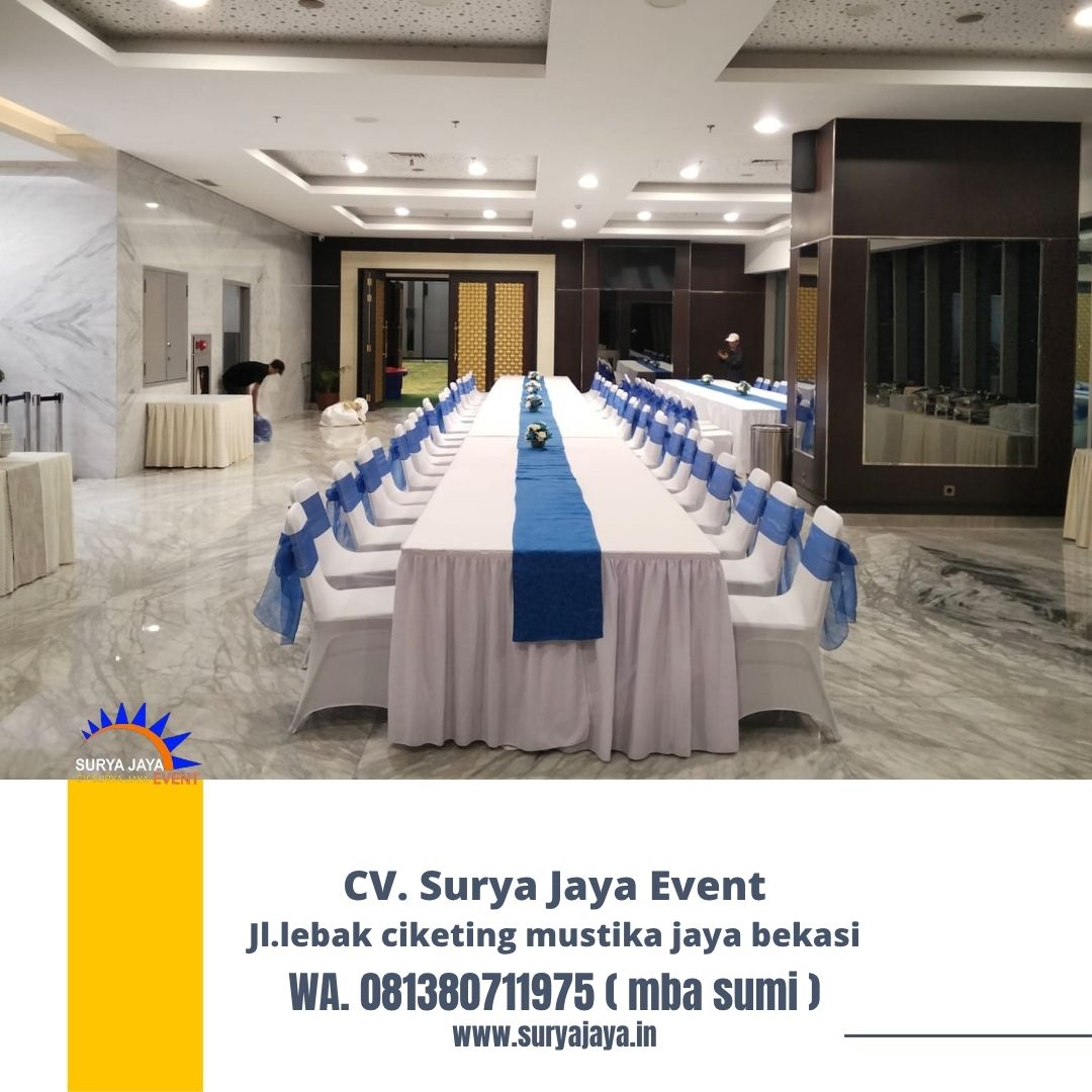 Pusat Sewa Meja Dan Kursi Lengkap Plus Cover Untuk Acara Di Jakarta