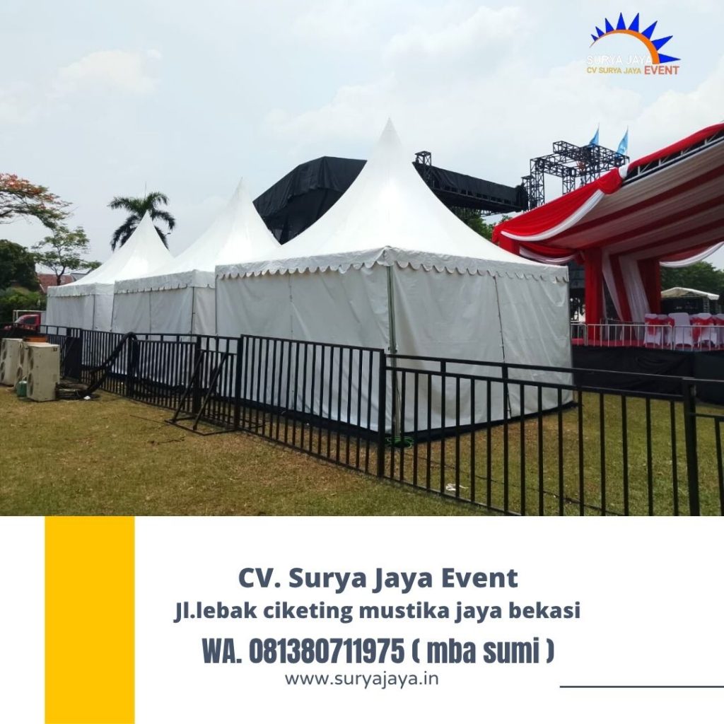 Vendor Sewa Tenda Kerucut Murah Kualitas Bagus Di Jakarta