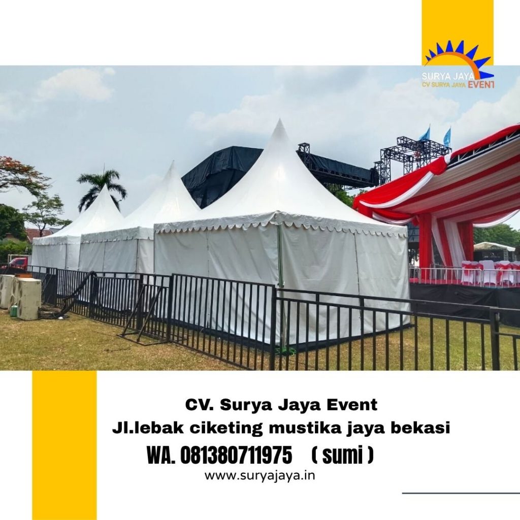Vendor Sewa Tenda Kerucut Murah Kualitas Bagus Di Jakarta