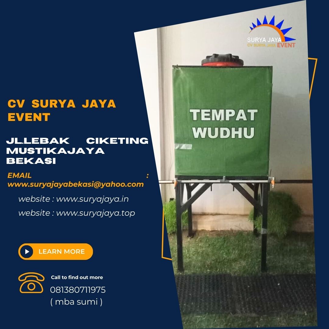 Jasa Sewa Torn Tempat wudhu Area Jabodetabek
