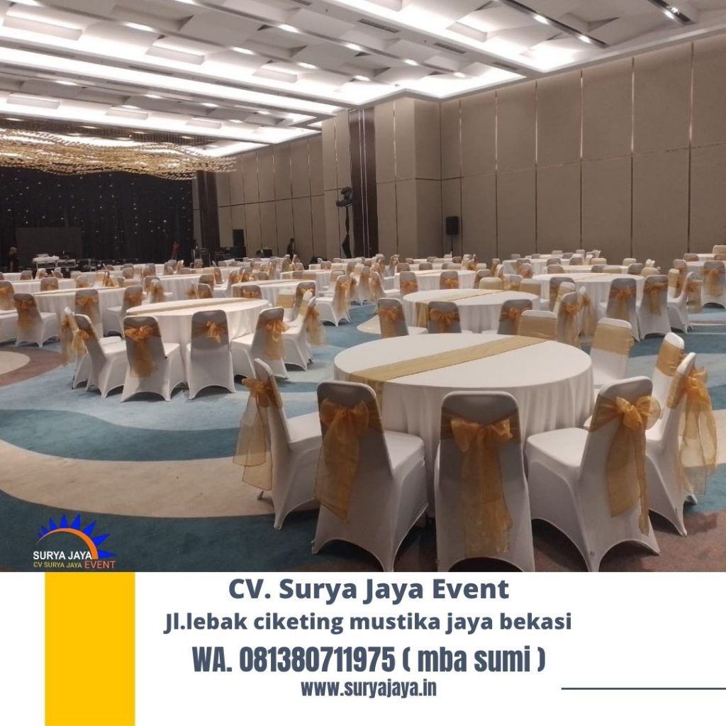 Rental Meja Bulat Dan Kursi Futura Event Menara 46 BNI Pejompongan